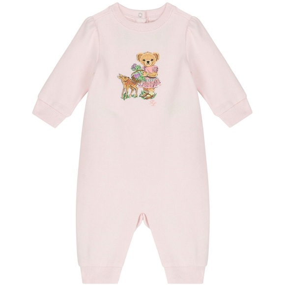 Polo Ralph Lauren Other - Ralph Lauren Pink baby One Piece with Bear Design